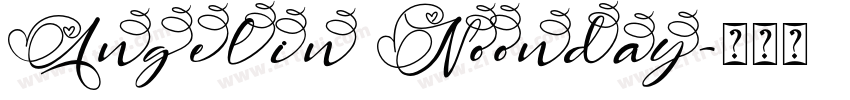 Angelin Noonday字体转换